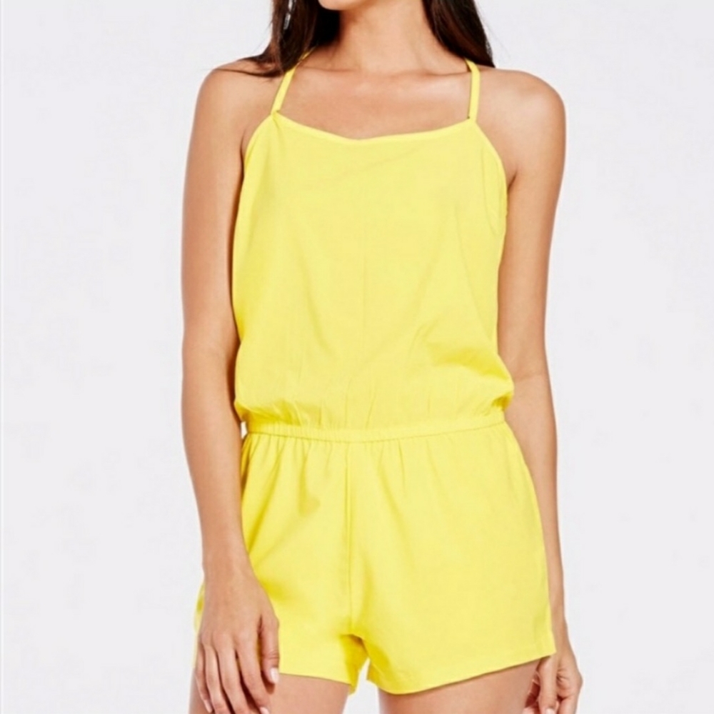 Fabletics Neema Romper yellow bright XL NEW WITH TAG